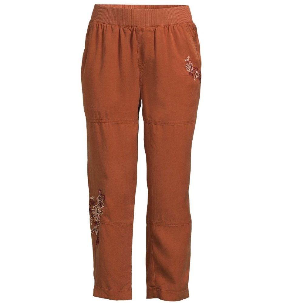 Ankle Length Embroidered Pants